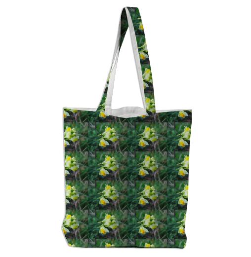 Linaria Flower Pattern Tote Bag