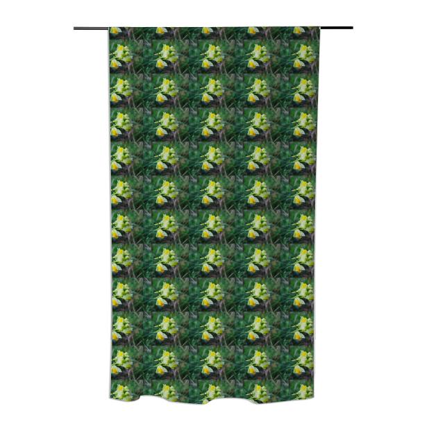 Linaria Flower Pattern Curtain