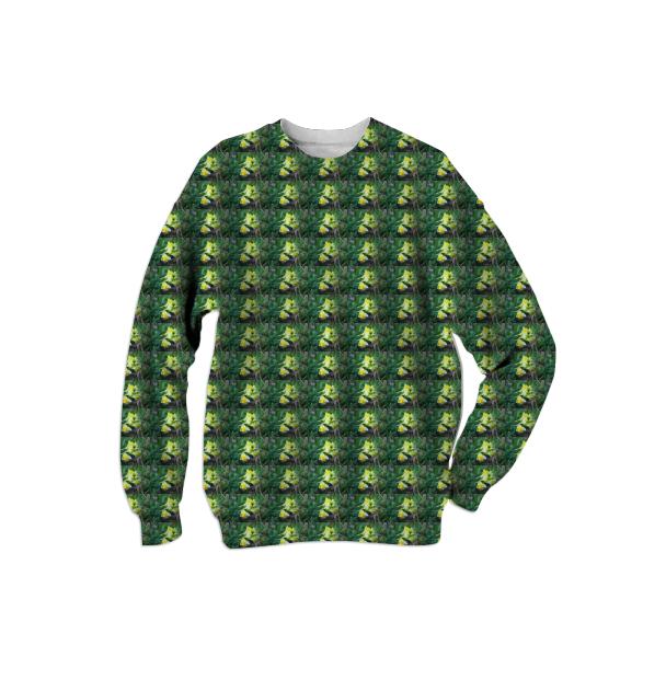 Linaria Flower Pattern Sweatshirt