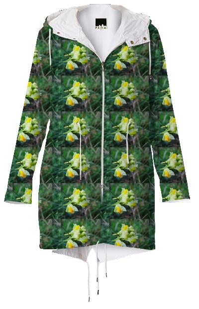 Linaria Flower Pattern Raincoat