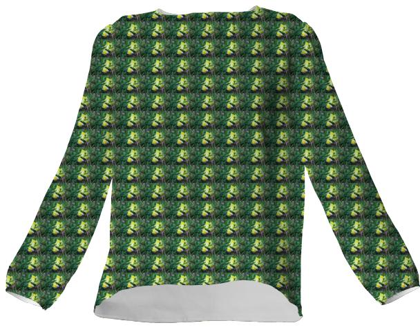 Linaria Flower Pattern VP Silk Top