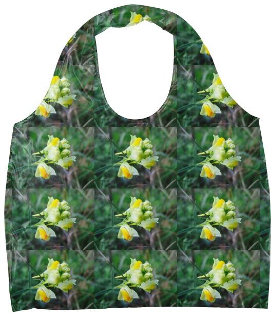 Linaria Flower Pattern Eco Tote