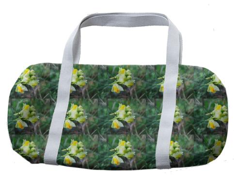 Linaria Flower Pattern Duffle Bag