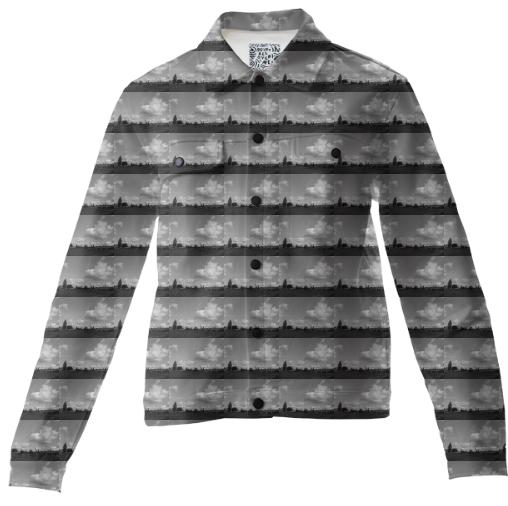 Abandoned Pattern Twill Jacket