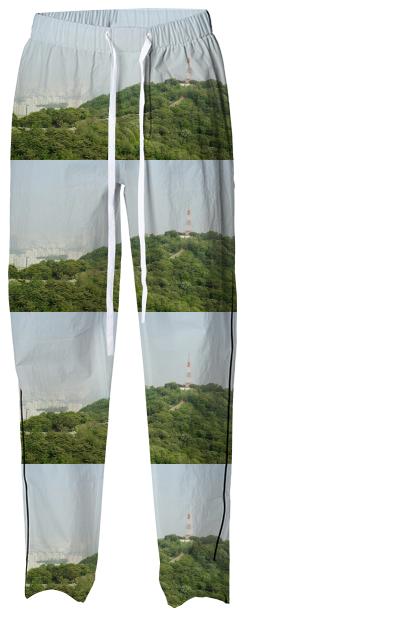Seoul View Pattern Pajama Pant