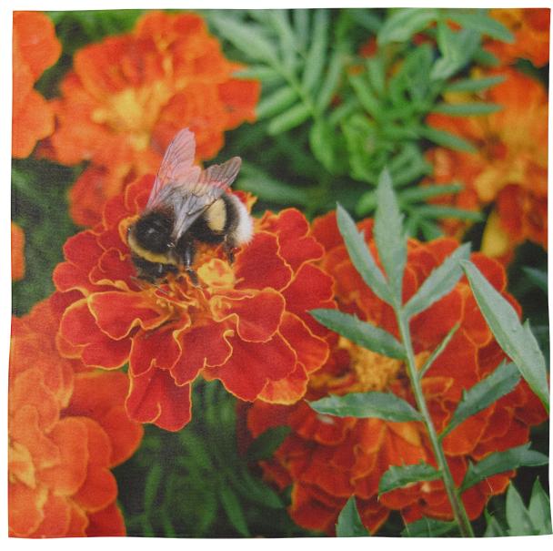 Bumblebee on Marigold Bandana