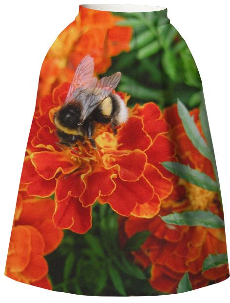 Bumblebee on Marigold VP Neoprene Full Skirt