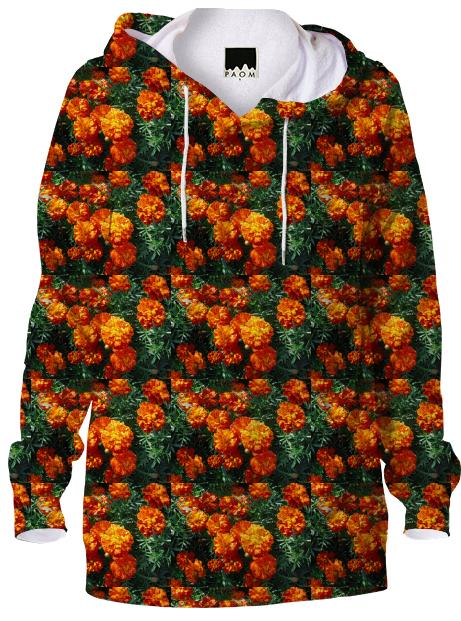 Tagetes Pattern Hoodie