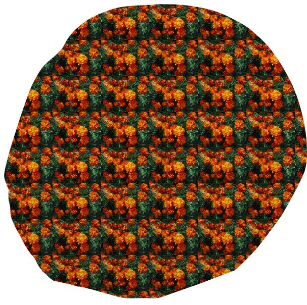 Tagetes Pattern Bean Bag