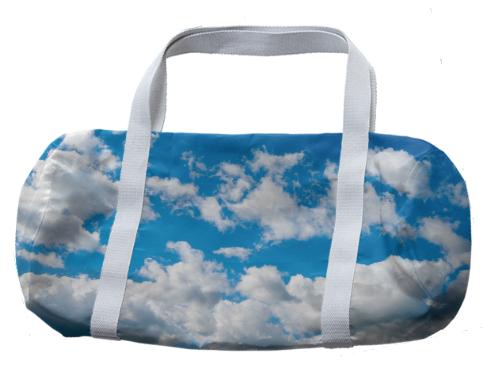 Bright Blue Sky Duffle Bag