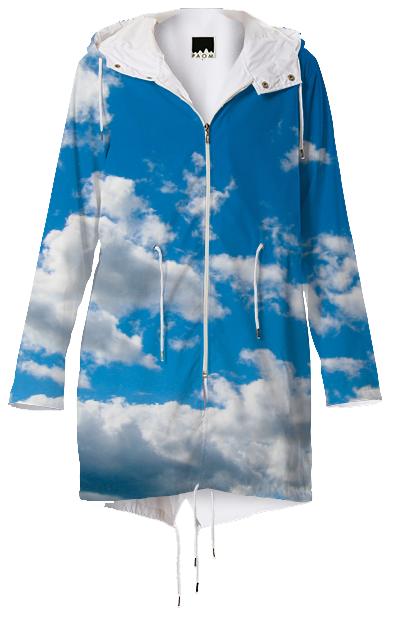 Bright Blue Sky Raincoat