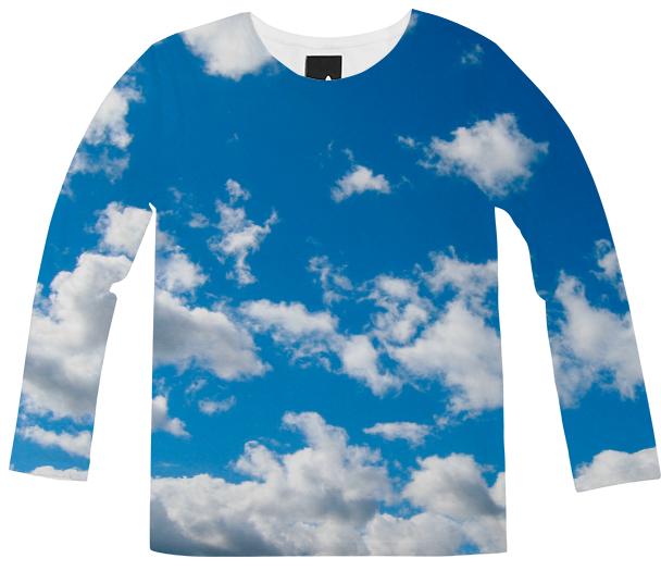Bright Blue Sky Long Sleeve Shirt