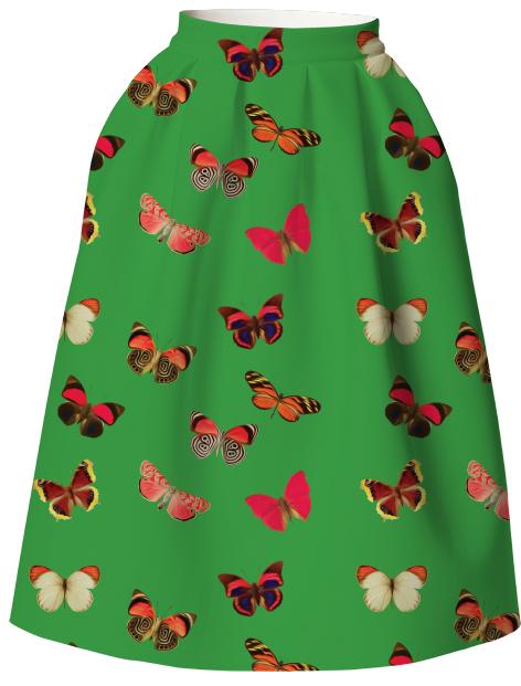 Green butterfly VP Neoprene Full Skirt