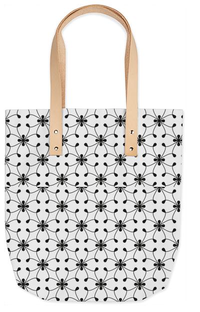 Elegant Floral Summer Tote