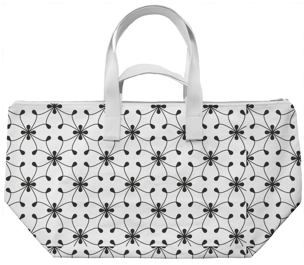 Elegant Floral Weekend Bag