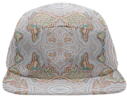 Swirled World Baseball Hat