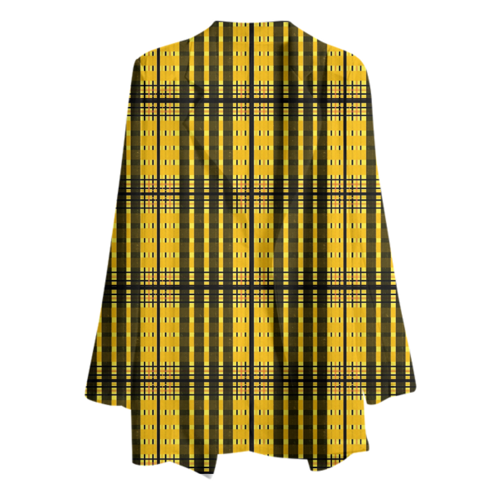 Yellow Jacket Chiffon Coat