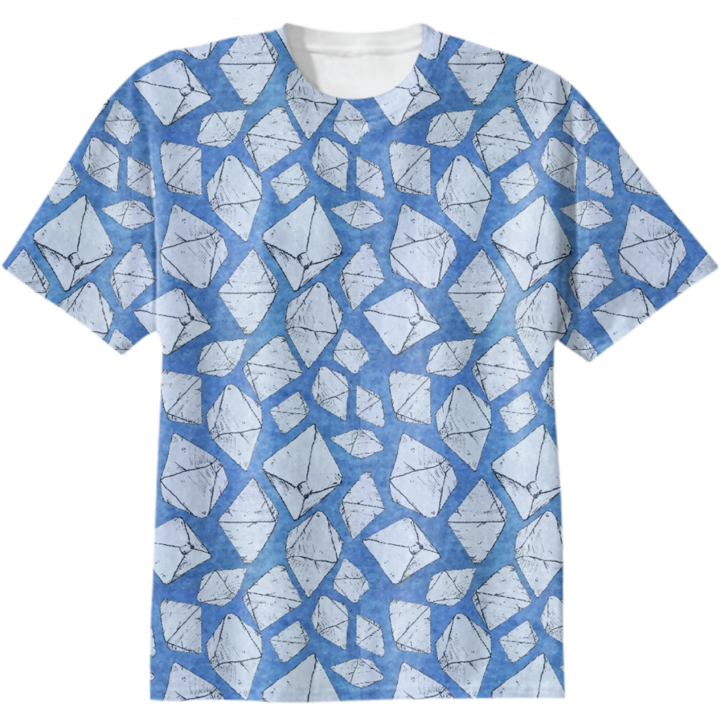 Blue Fluorite Tee Shirt StitchPrism