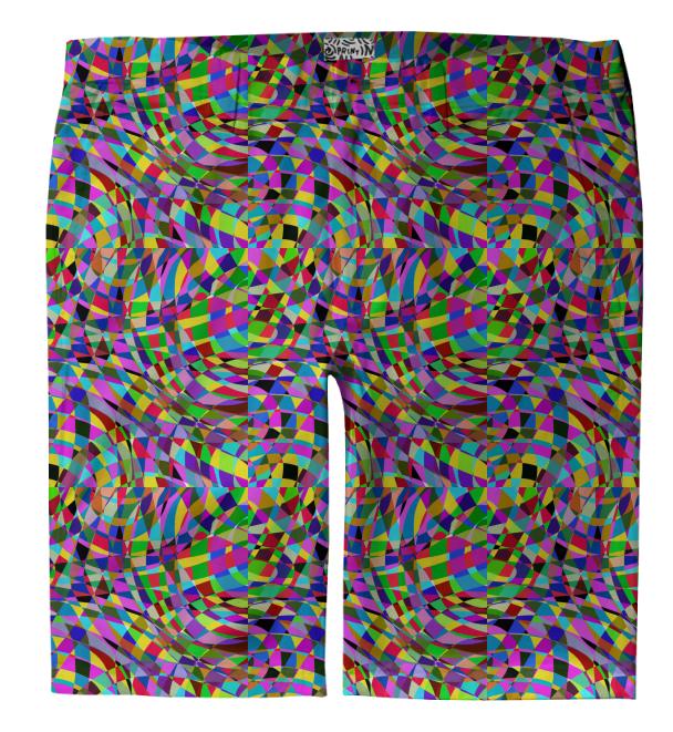 Color Swirl Shorts