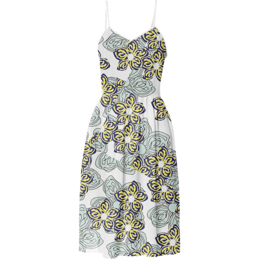 flower-printed frock