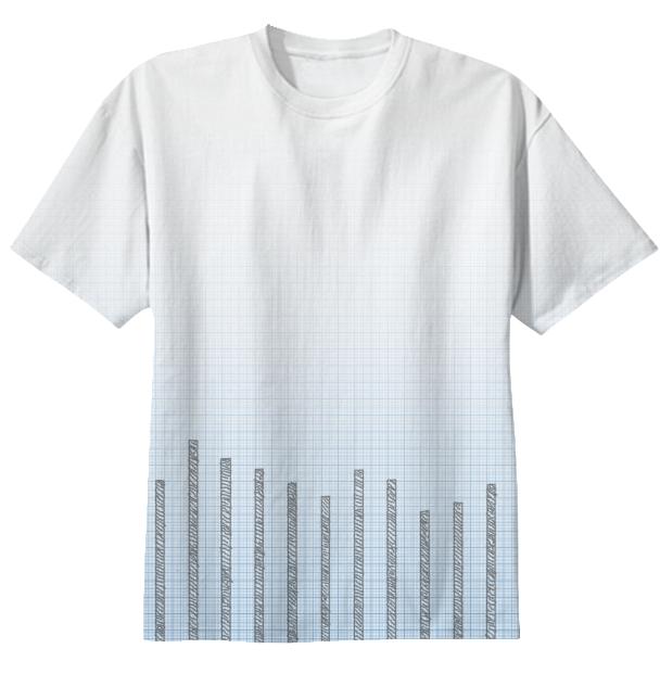 Pencil Graph T shirt