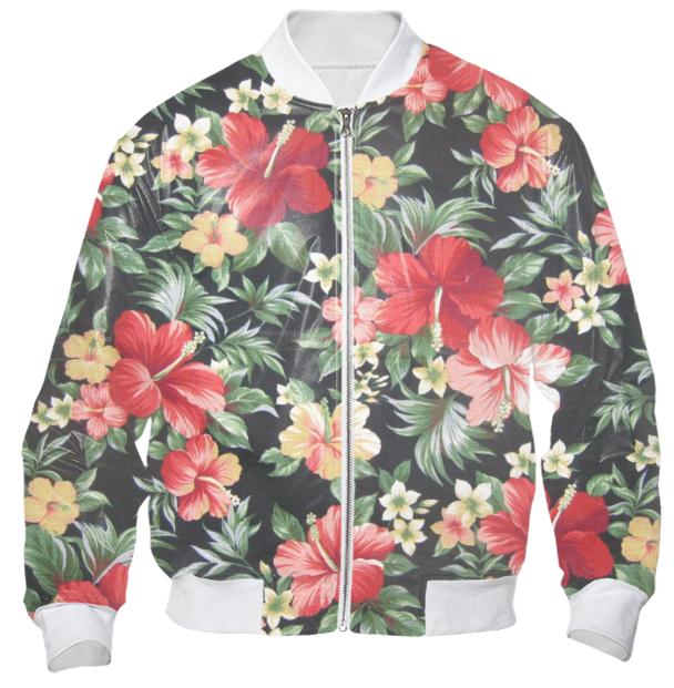 hawaiian bomber jacket