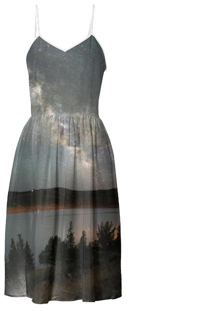 stary night summer dress