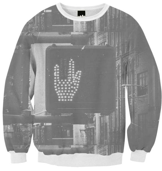 punk rock city sweatshirt
