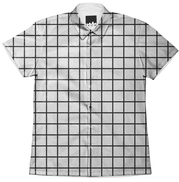 Short Sleeve Grid Workshirt