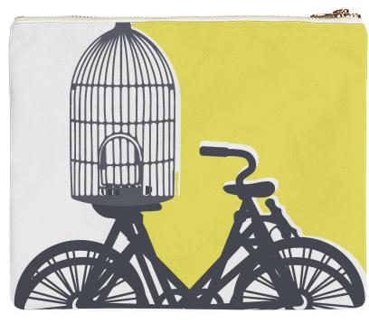Street bike and emty bird cage