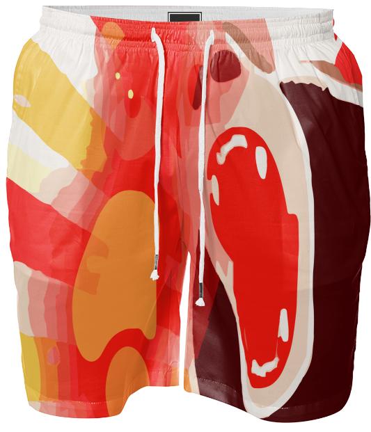 Angry bear red Teddy bear