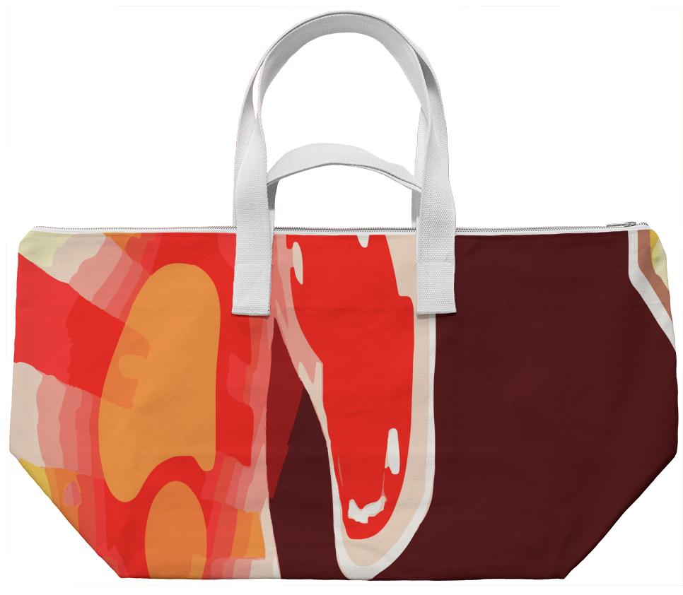 Angry bear red Teddy bear