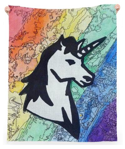 Unicorn Rainbow Towel