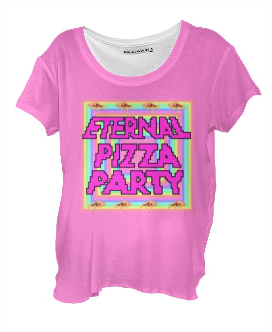 Eternal Pizza Party Drape Shirt