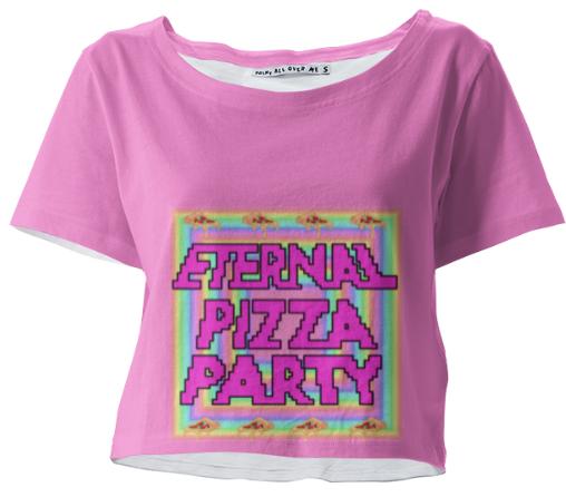 Eternal Pizza Party Crop Tee