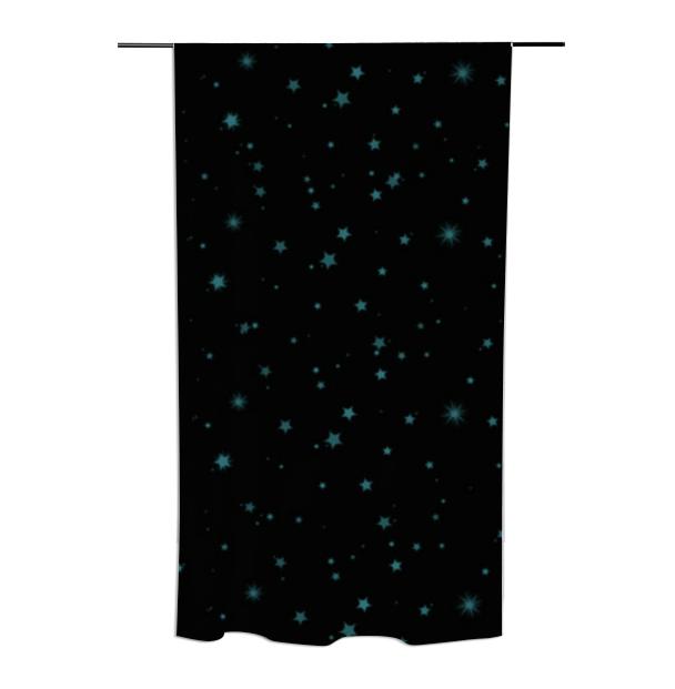 Blue Stars Curtain