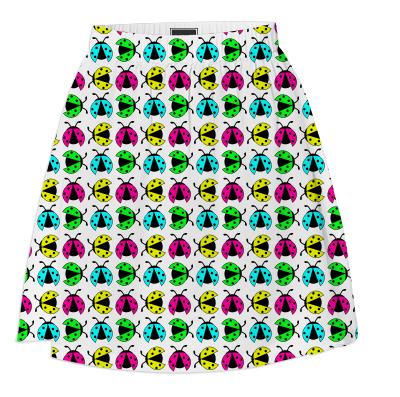Neon ladybugs skirt