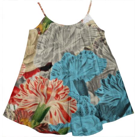 Joel Glass Clavel Floral Girls Tank Tress