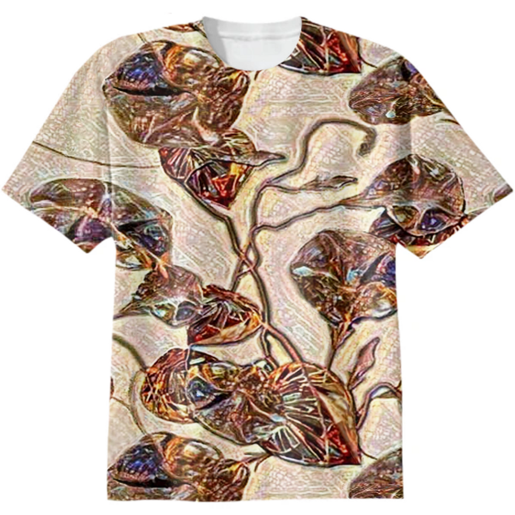 crystal bindweed, beige luminous, sparks, glitter, light refraction