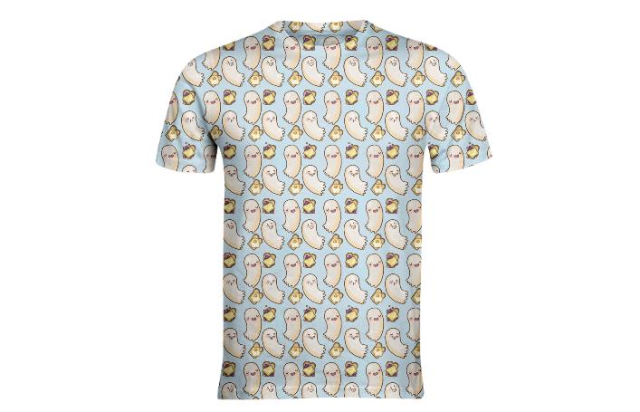 Ghost Toast blue tee