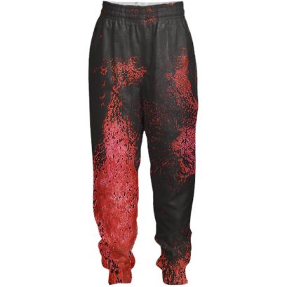 IntroV s DeepRed Trackpants