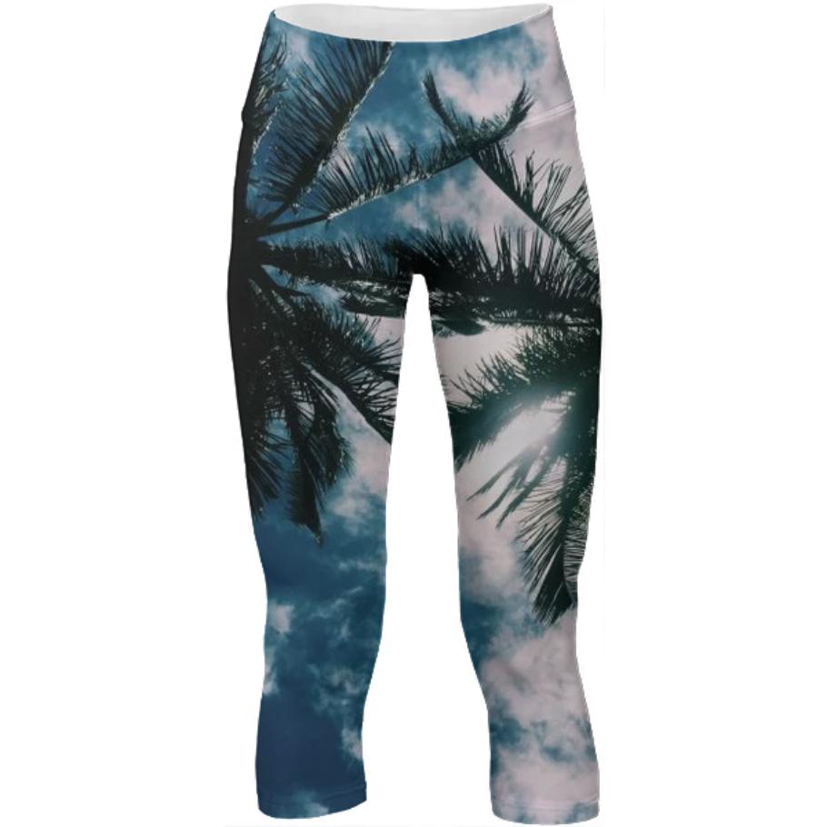 relaxing under the hawaiian palms