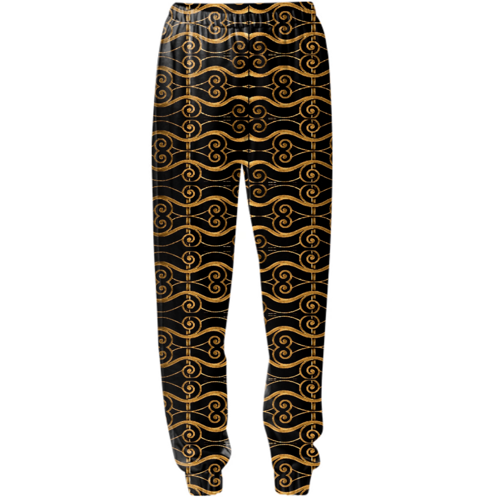 Luxury Golden Oriental Ornate Pattern