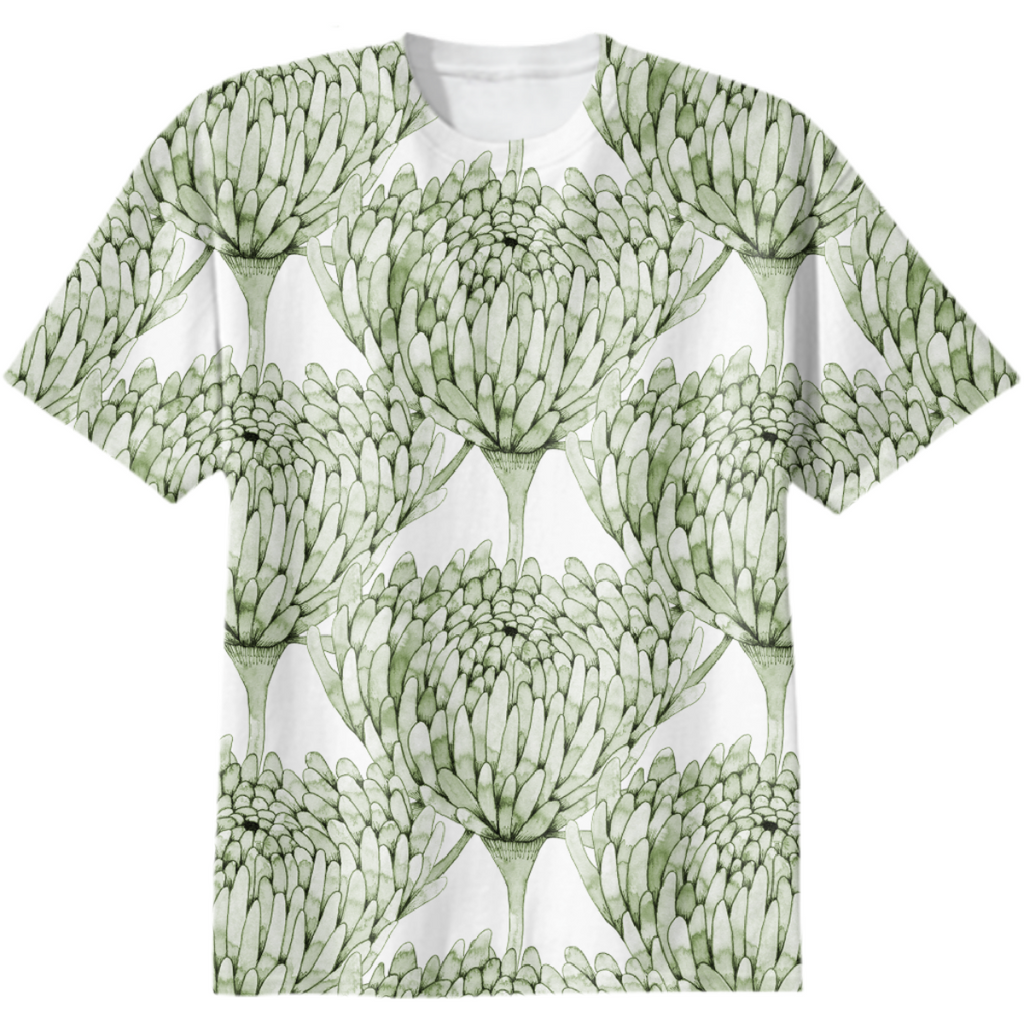 Chrysanthemum Crowd Leaf Green