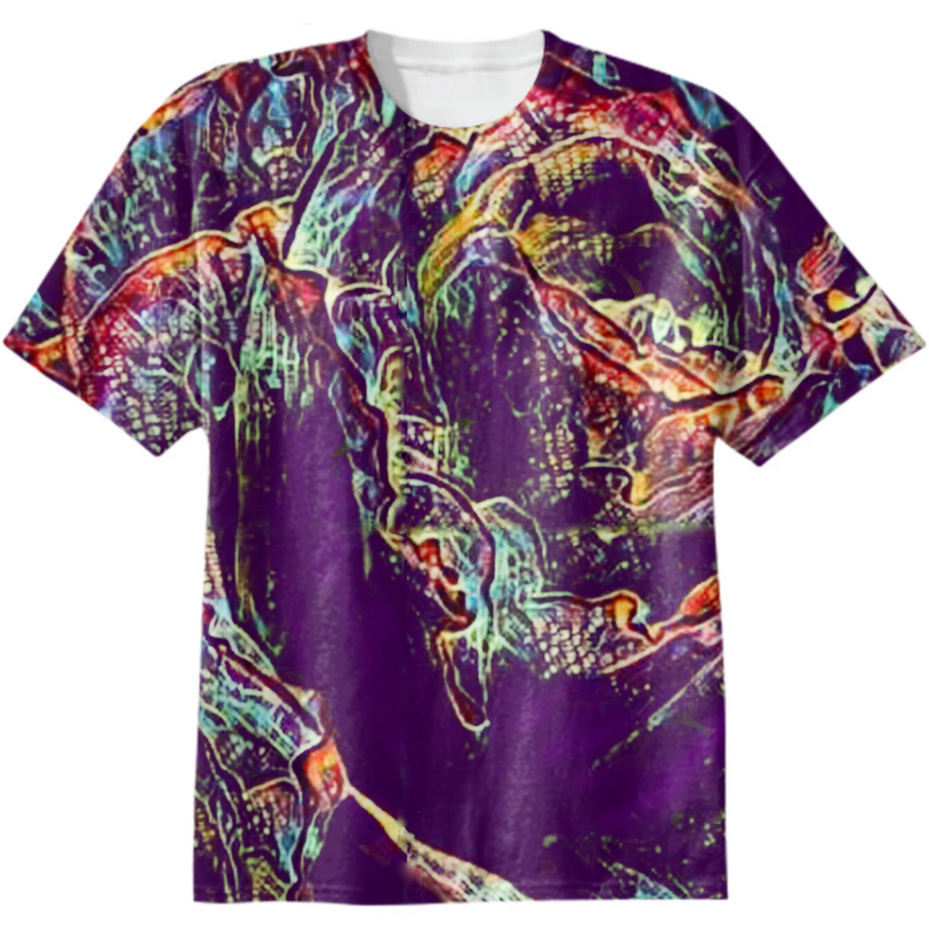 roses, multicolor, abstract art, purple background,