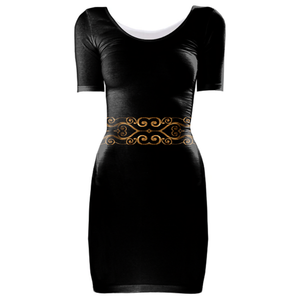 Luxury Ornate Minimal Style Dark Print