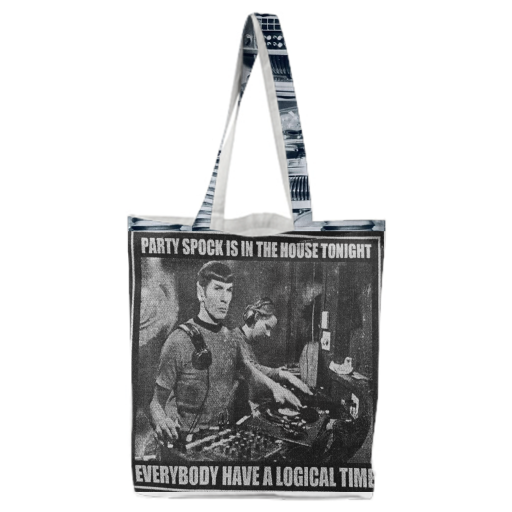 Party Spock tote