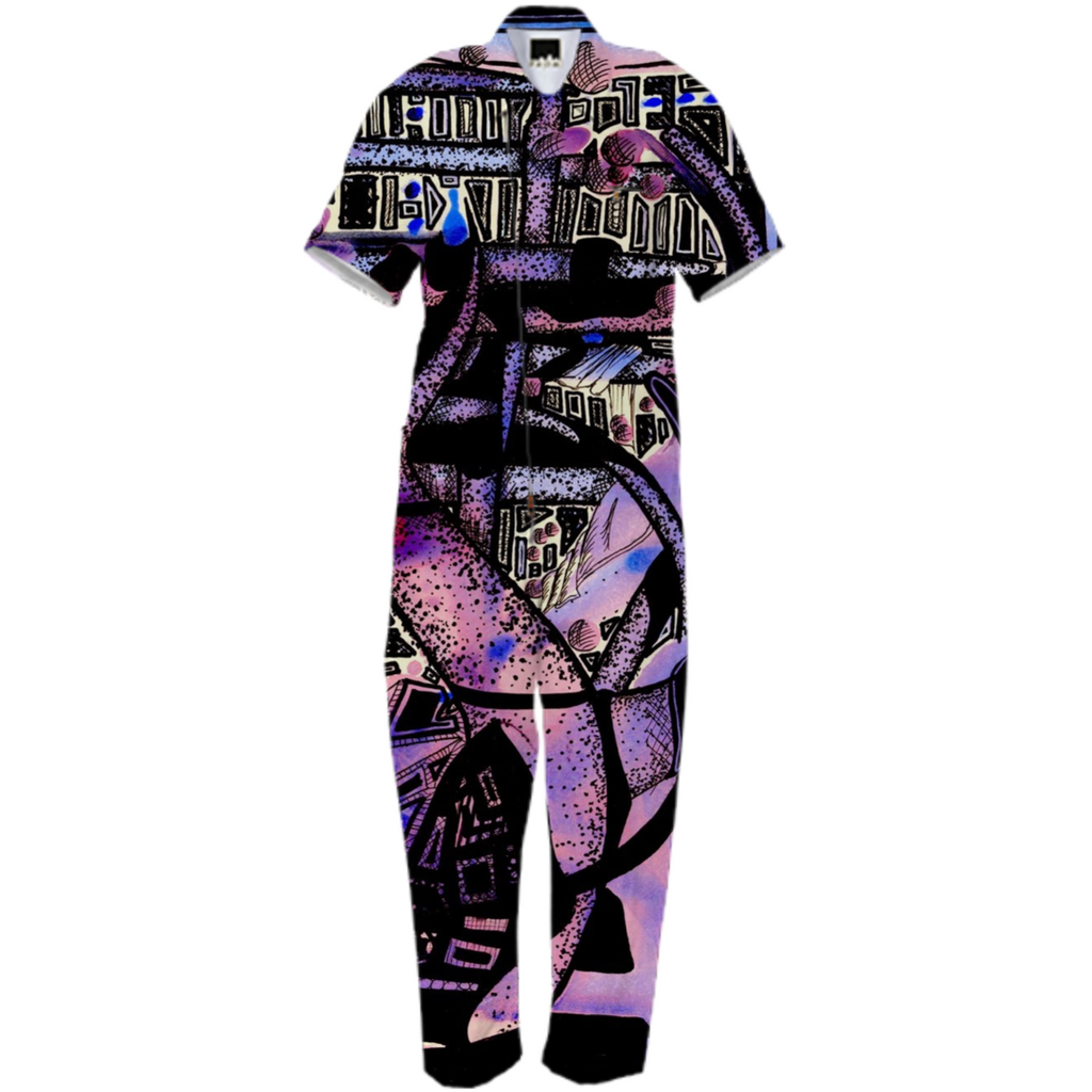 Abstract Cool Jumpsuit