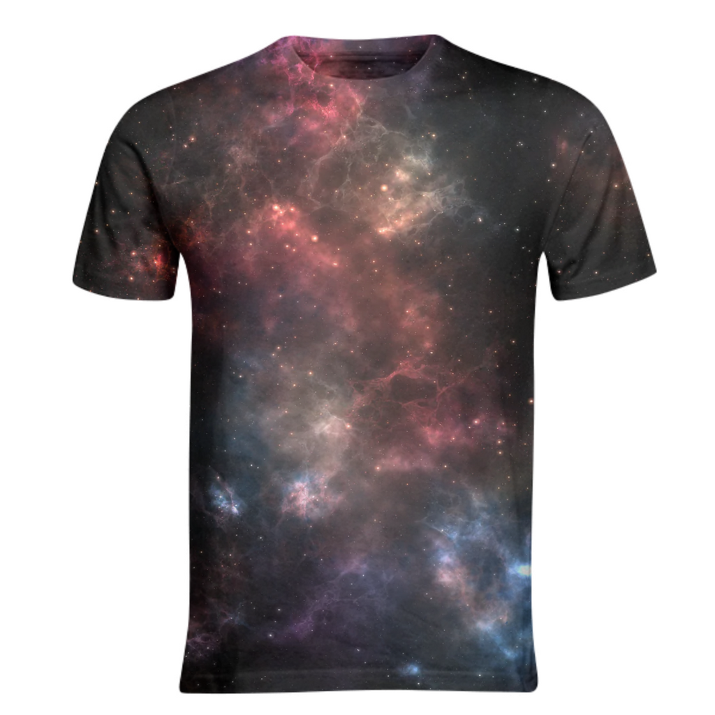 Colorful and magical, aesthetic nebula universe design colorful shirt