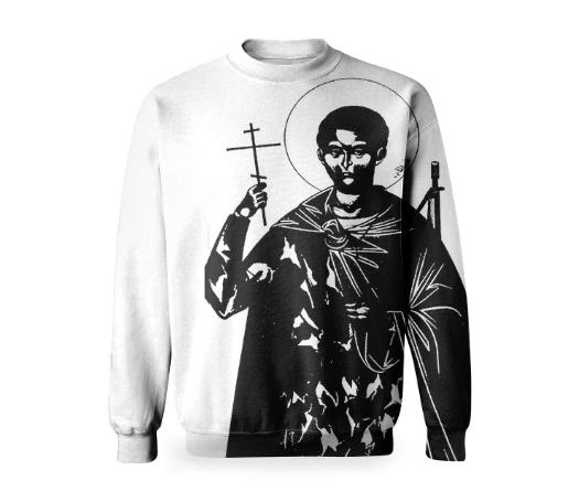 Greek Orthodox Religious Icon Sweatshirt